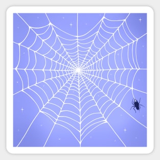 Heart Spider Web Sticker